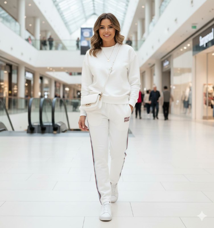 MIU MIU pantalon WHITE